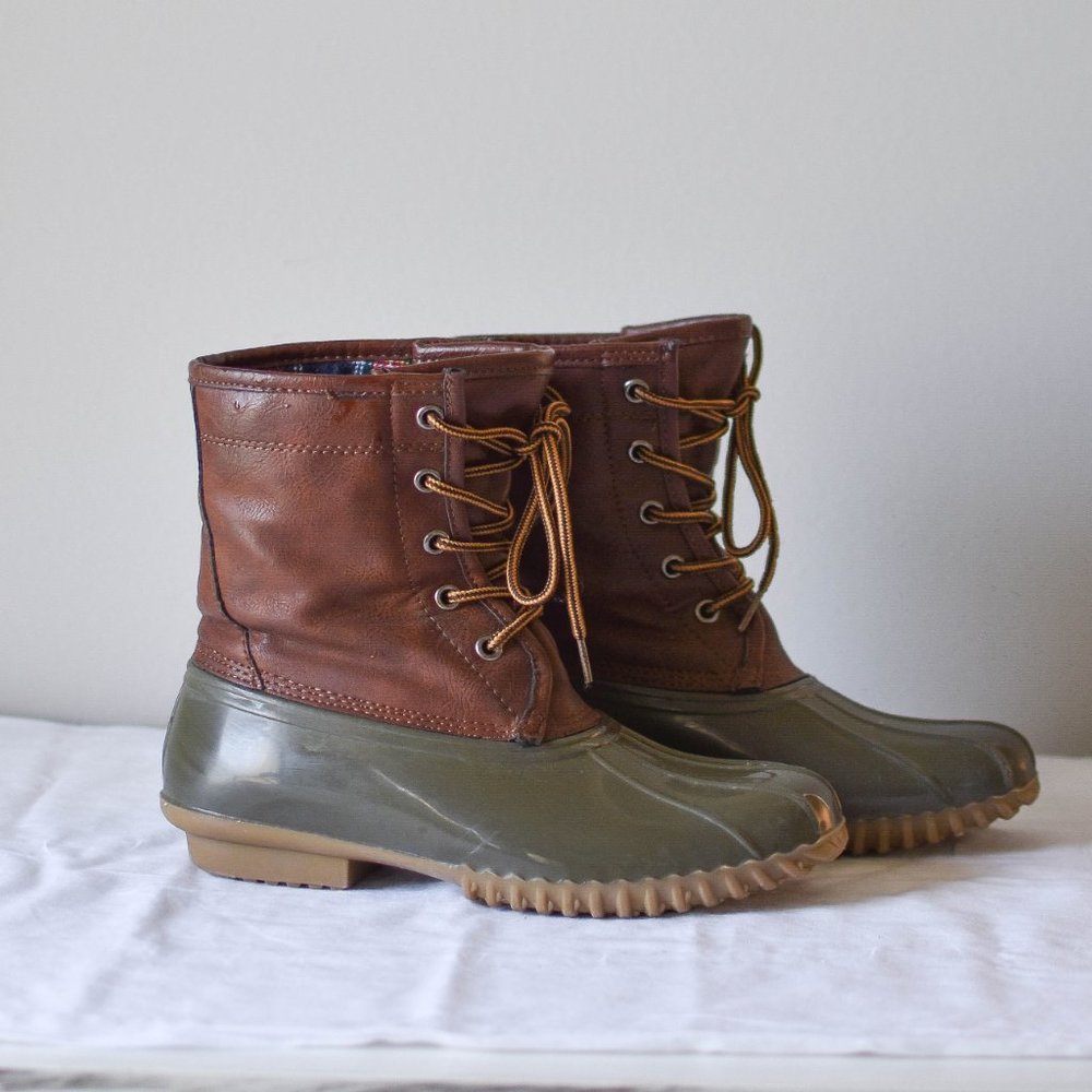 Duck Boot Rain/Snow Womens Size 7 - Picture 3 of 10